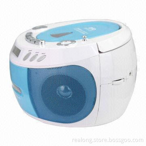 Portable CD/Cassette Player with FM/AM Radio, Recording Function